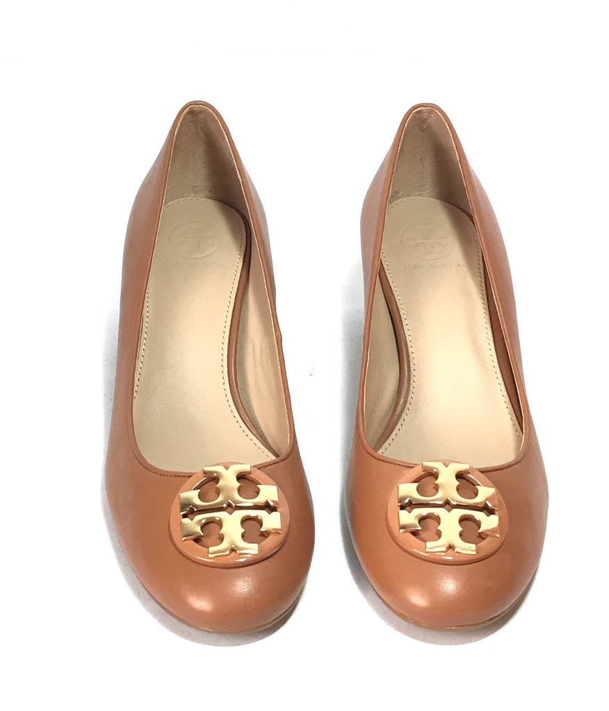 Tory Burch Tan Leather Pumps | Brand New |
