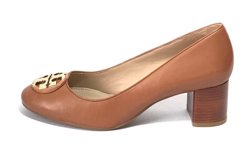 Tory Burch Tan Leather Pumps | Brand New |