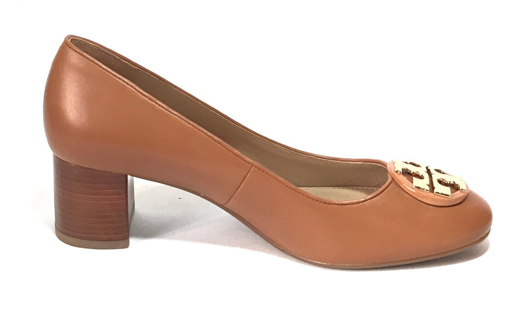 Tory Burch Tan Leather Pumps | Brand New |