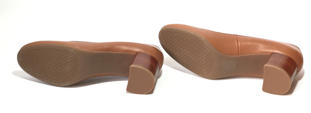 Tory Burch Tan Leather Pumps | Brand New |
