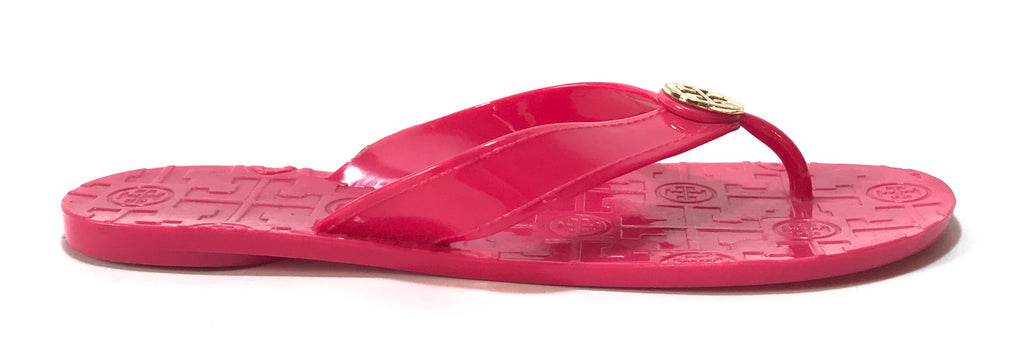 Tory Burch Pink THORA Jelly Flats | Pre Loved |