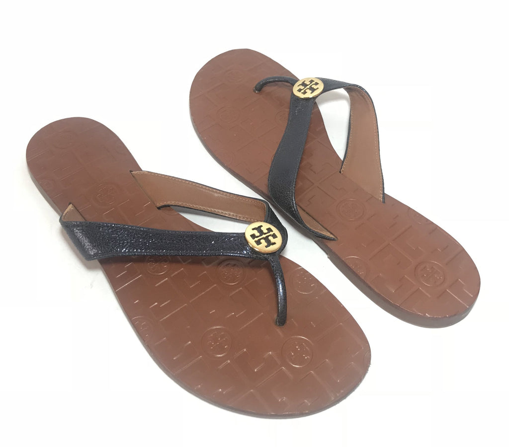 Tory Burch THORA Flat Thong Sandals | Gently Used |
