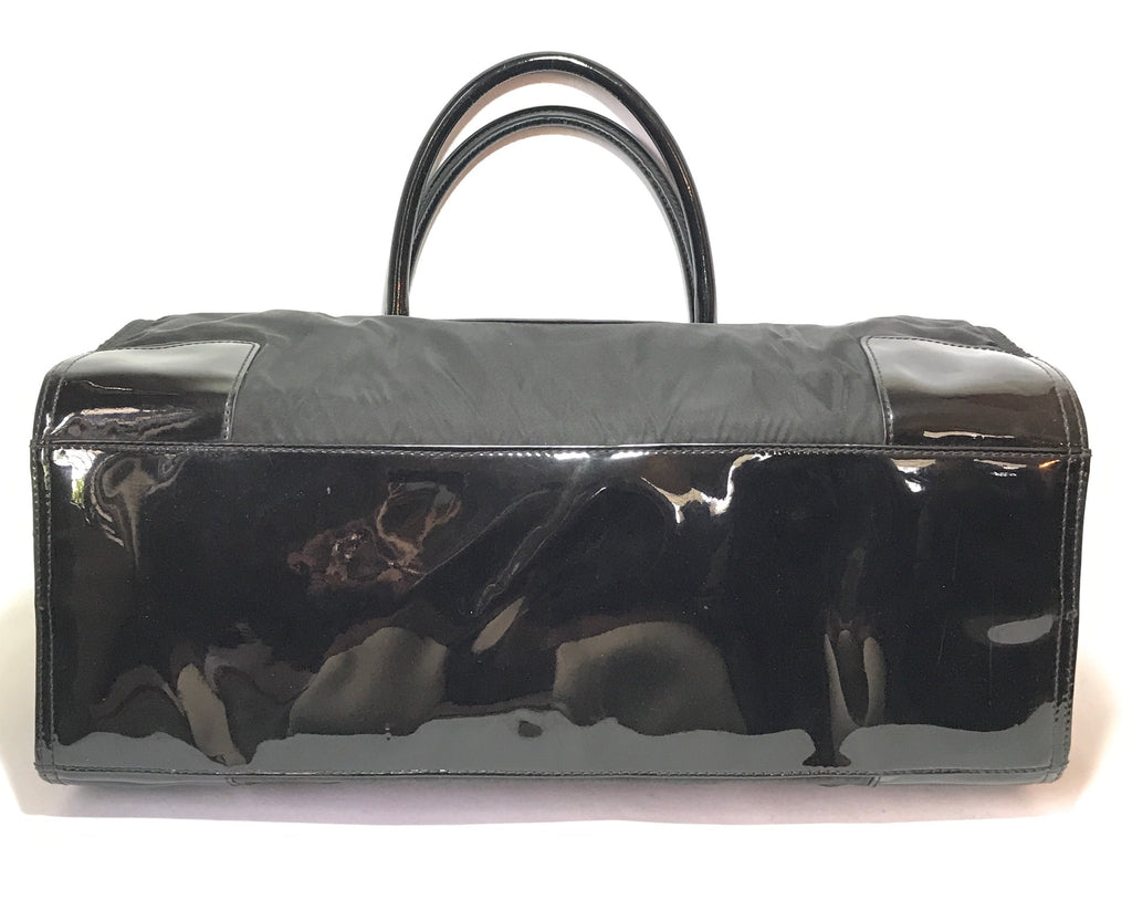 Tory Burch 'ELLA' Nylon Black Tote | Gently Used |