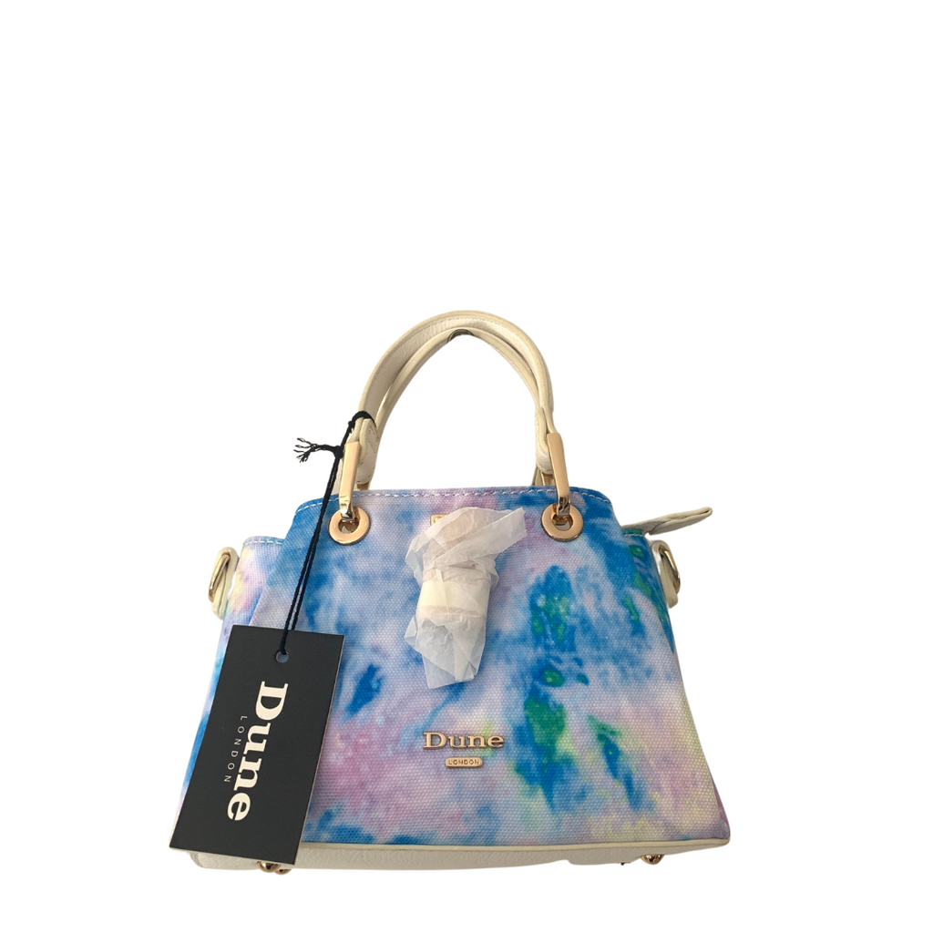 Dune Tie Dye Multi Canvas Mini Padlock Tote | Brand New |