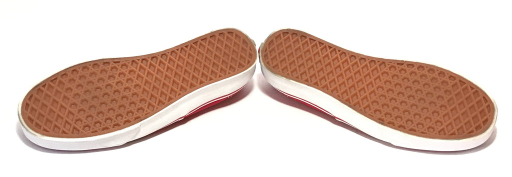 Vans Unisex Red Lace Canvas Shoes | Brand New |