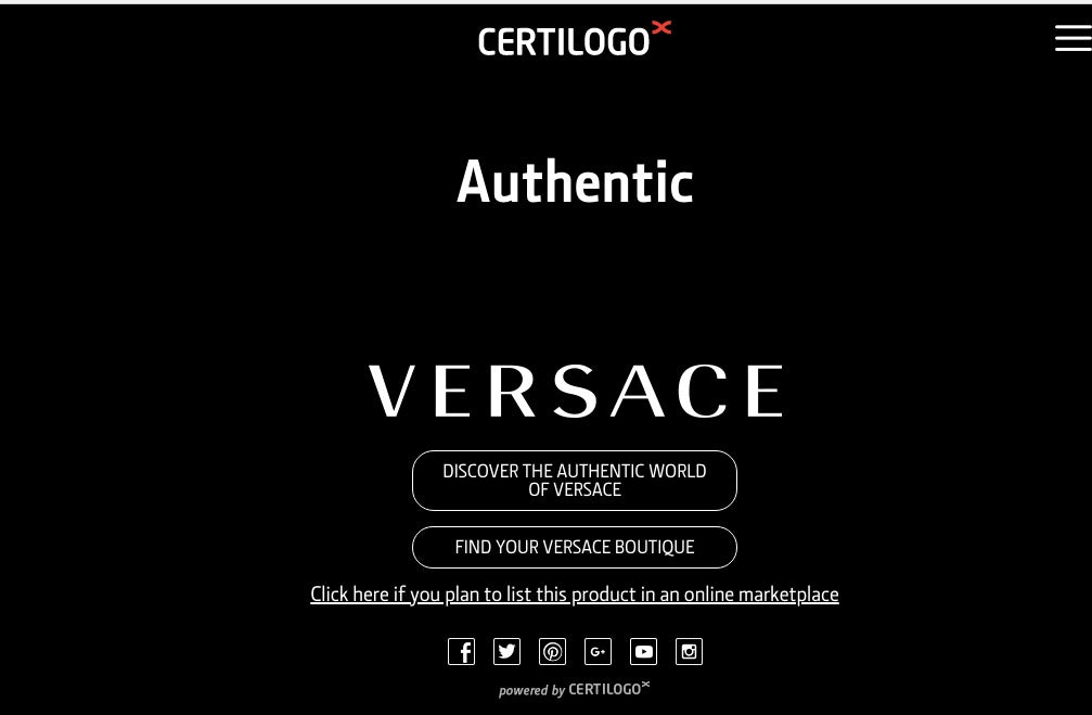 Versace Icon 'Microvanitas' Shoulder Bag | Pre Loved |