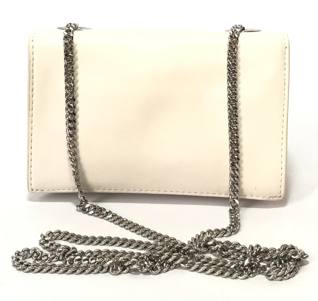 Versace Versus White Mini Flap Chain Shoulder Bag | Gently Used ...
