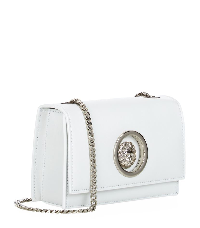 Versace Versus White Mini Flap Chain Shoulder Bag  | Gently Used |