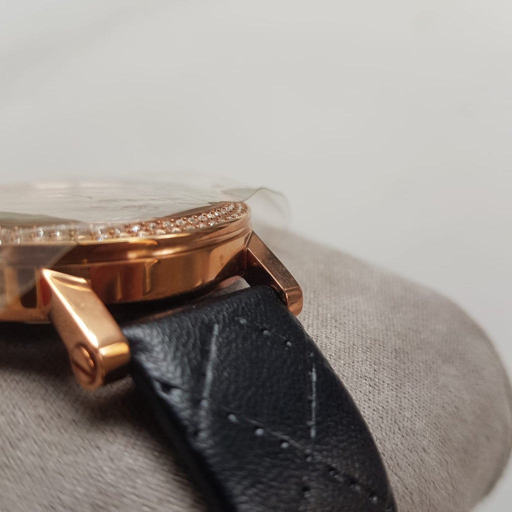 Michael Kors 'MK2619' Black Leather Watch | Brand New |