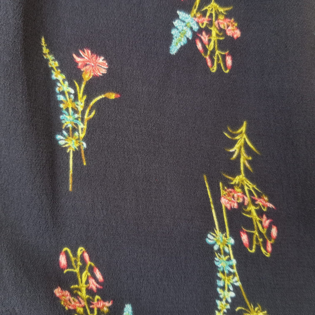 Marks & Spencer Navy Floral Printed Dress | Gently Used |