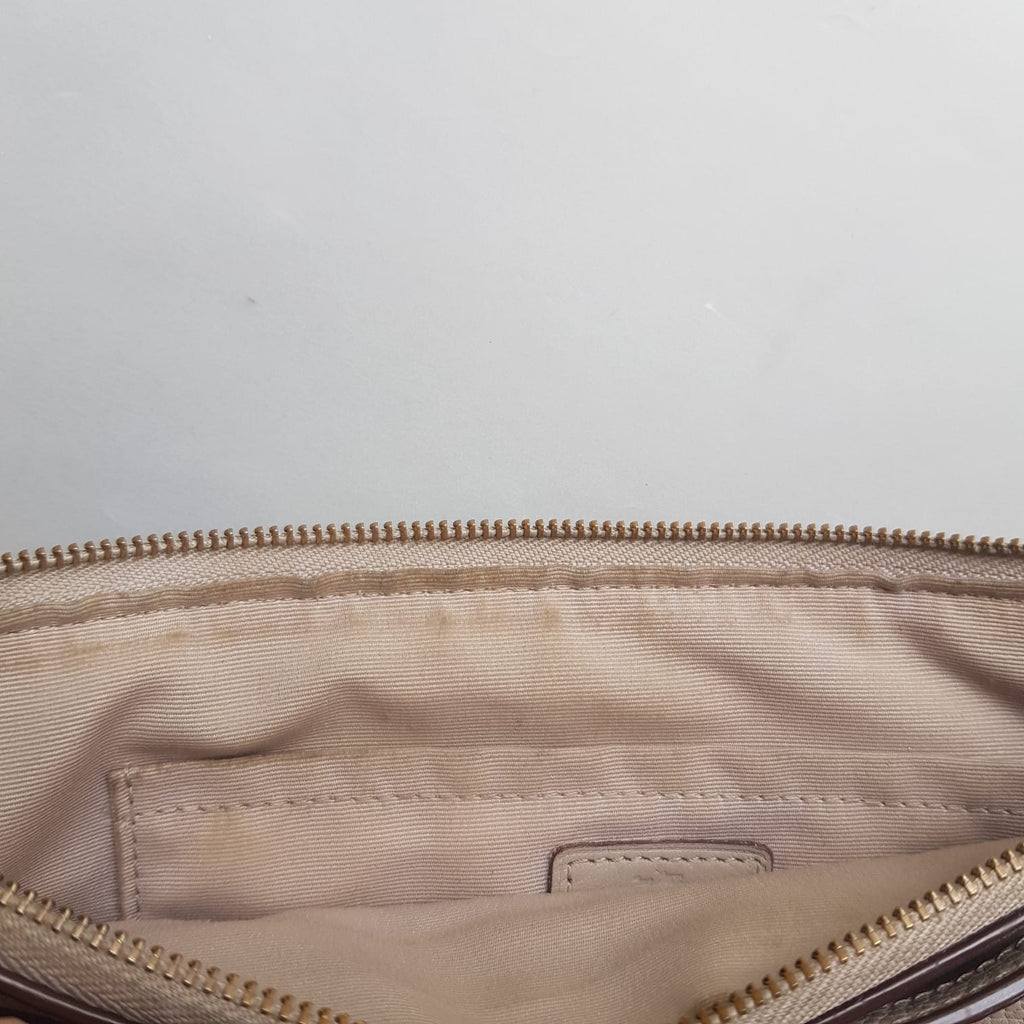 Coach Grey Pebbled Leather Crossbody Bag | Pre Loved |