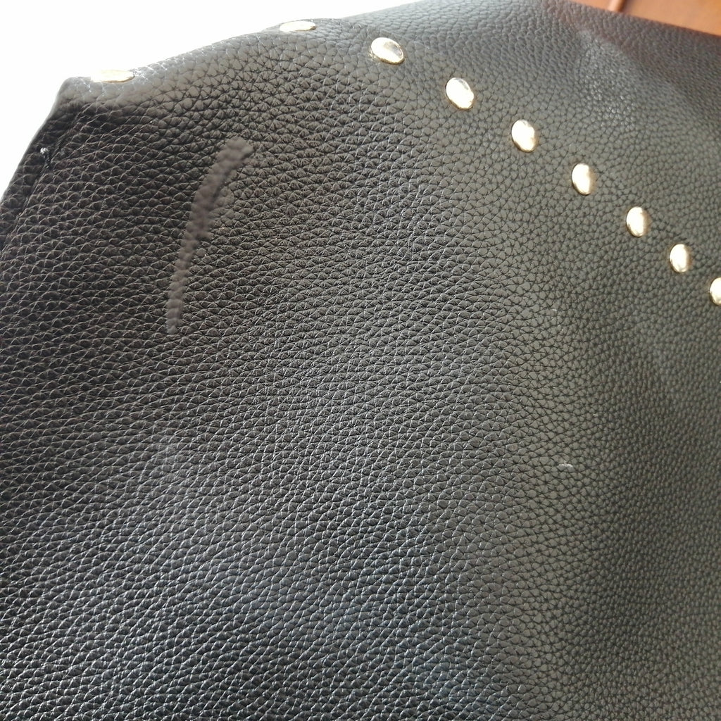 ZARA Black with Gold Studs Shoulder Bag | Pre Loved | | Secret Stash