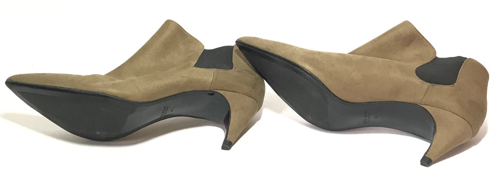 ZARA Taupe Suede Ankle Boots | Like New |