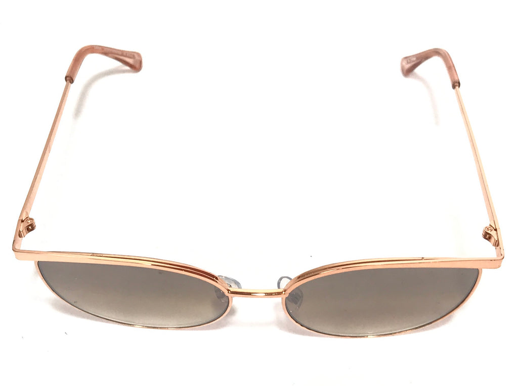 ZARA Rose Gold Metallic Sunglasses | Gently Used |
