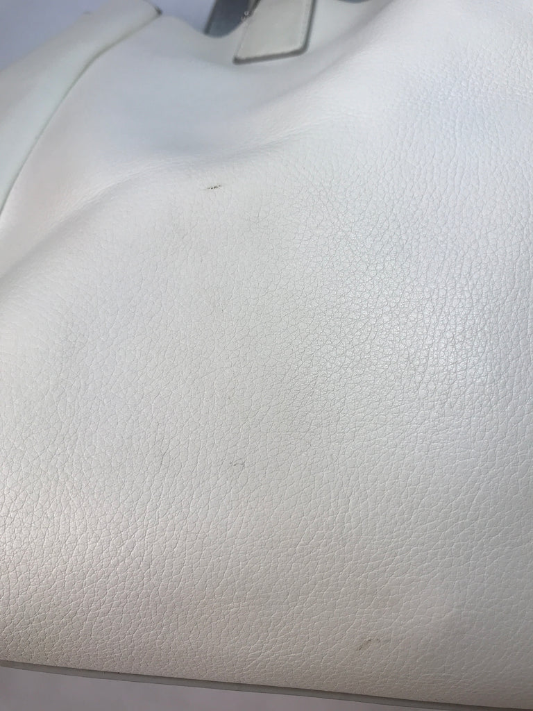 ZARA White & Silver Reversible Tote Bag | Like New |