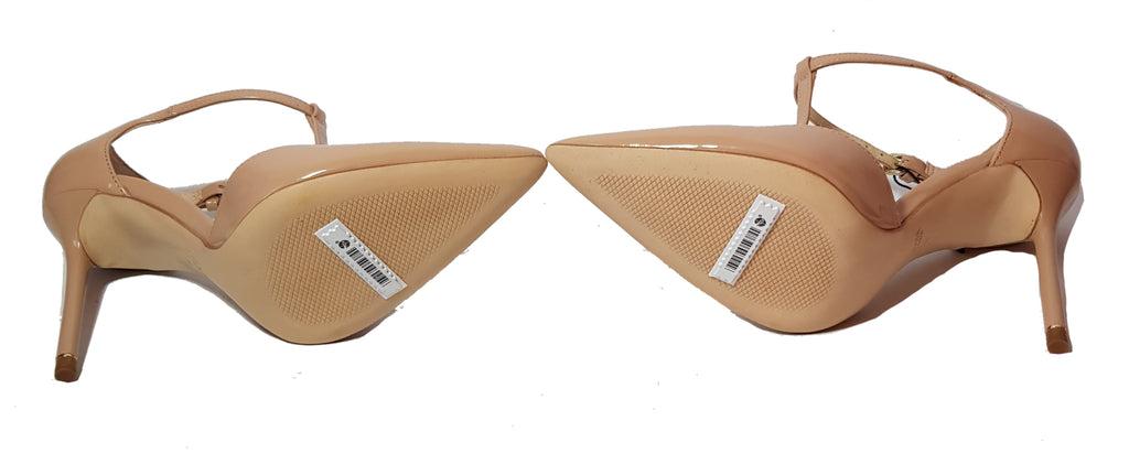 ZARA Nude Patent Pointed Pumps | Brand New |