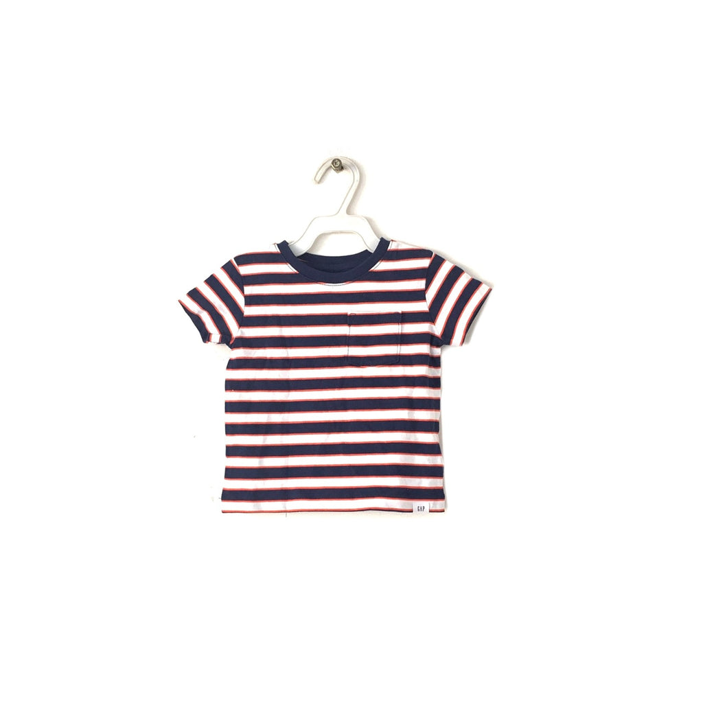 Baby Gap Orange Striped T-Shirt | Brand New |