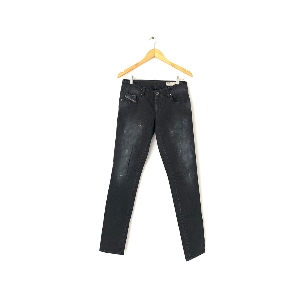 Diesel Black Faded Denim Skinny Jeans | Like New |