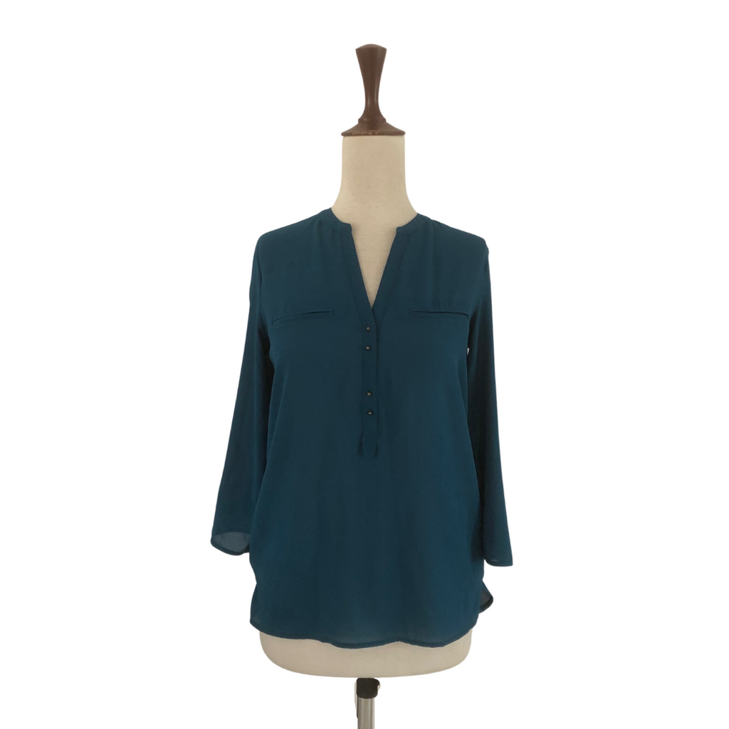 Atmosphere Teal Blouse | Gently Used |