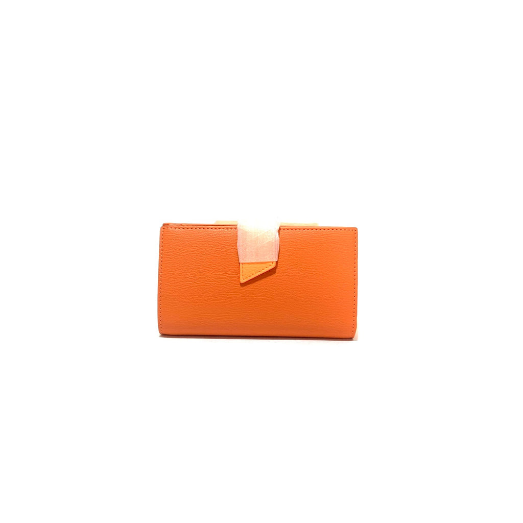 Charles & Keith Orange Bi-Fold Wallet | Brand New |