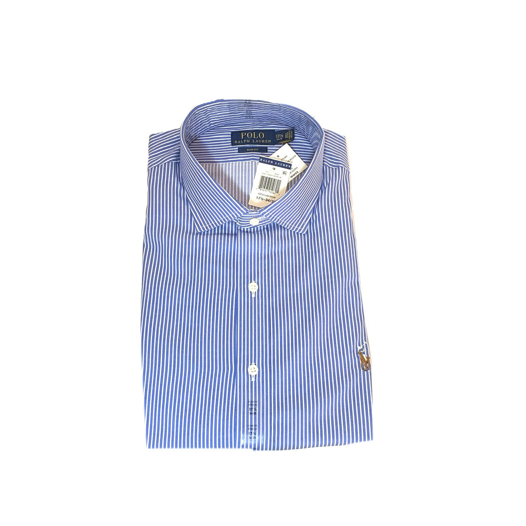 Ralph Lauren Blue Striped Men's Shirt | Brand New |