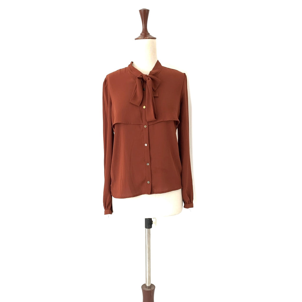 Forever 21 Rust Knot Blouse | Gently Used |