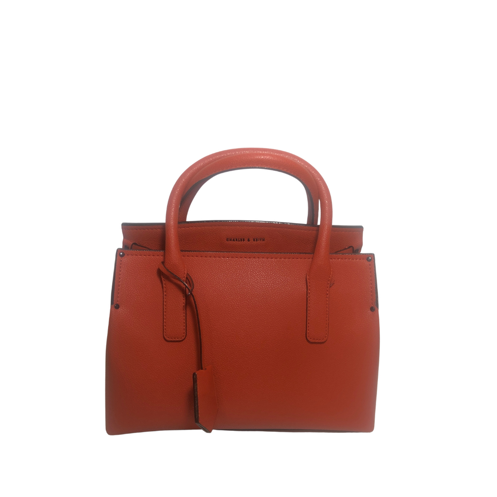 Charles & Keith Rust Tote Bag | Like New |