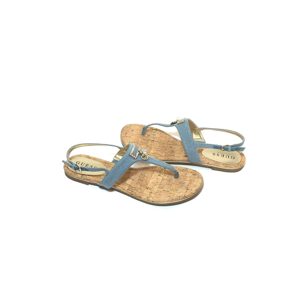 Guess Denim Thong Sandals | Like New |