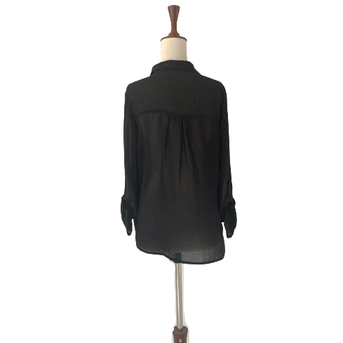 Atmosphere Black Lace Top | Pre Loved |