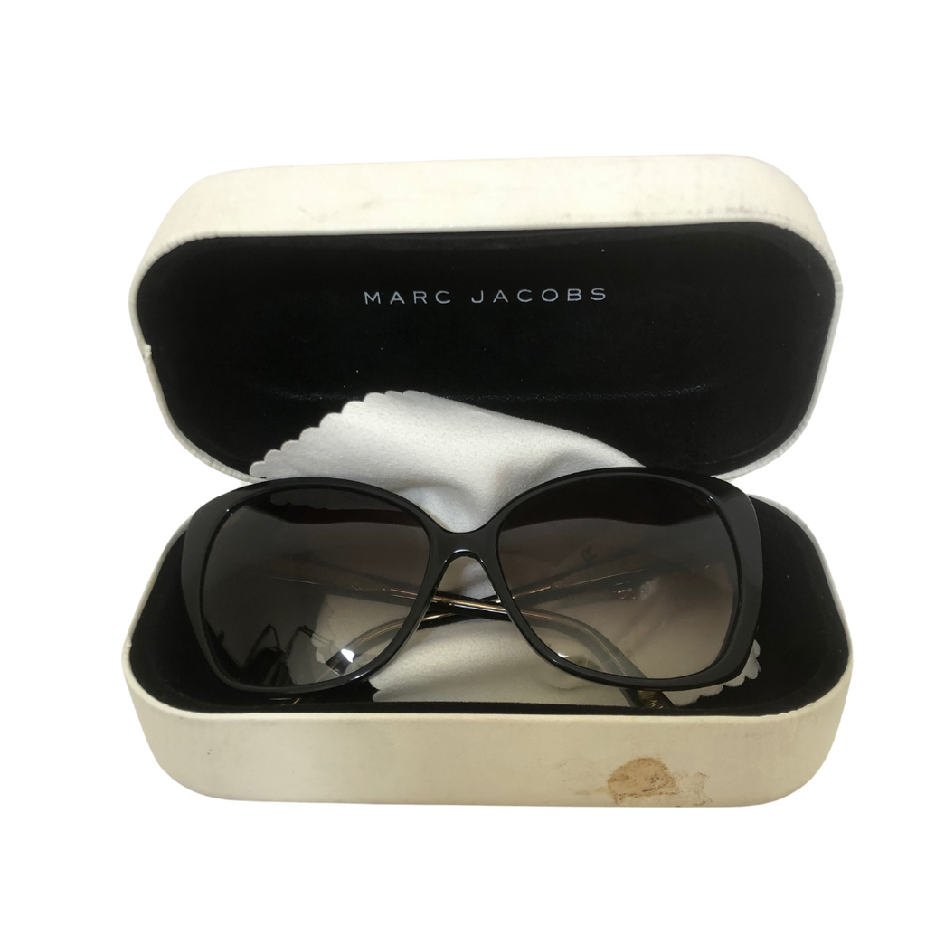 Marc Jacobs Black Daisy Sunglasses | Pre Loved |