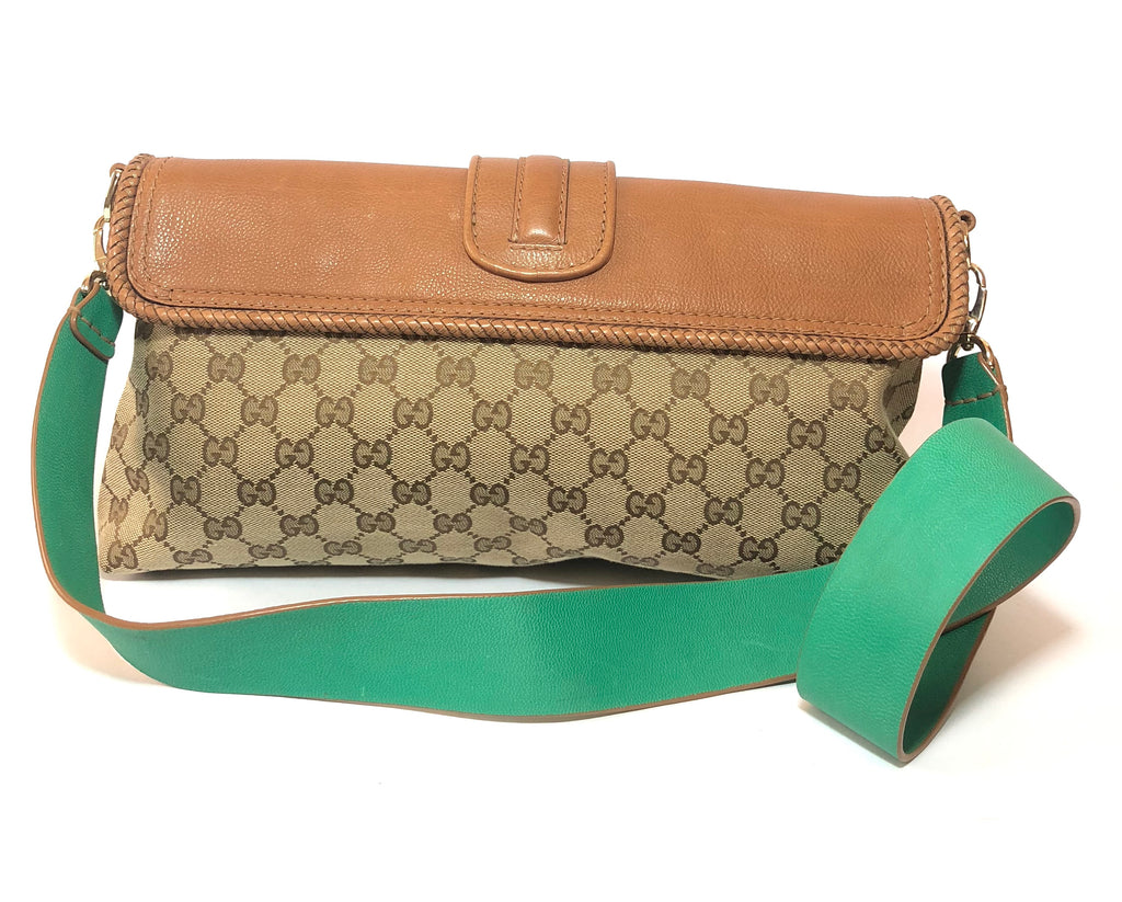 Gucci Monogram Canvas and Leather Satchel | Gently Used |