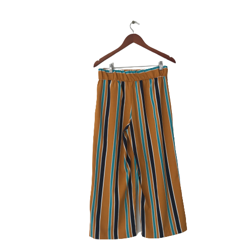 ZARA Mustard Striped Pants | Gently Used |