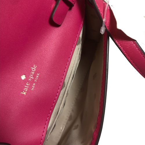 Kate Spade Hot Pink Leather Crossbody Bag | Brand New |