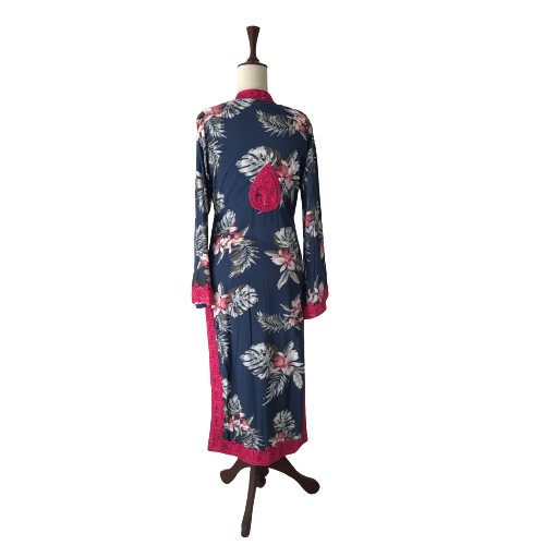 Mahin Blue Floral Printed Kameez | Gently Used |