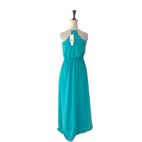 Suite Blanc Turquoise Maxi Dress | Brand New |