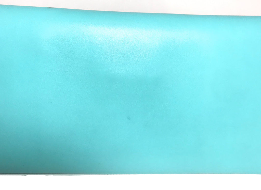 Salvatore Ferragamo Turquoise Leather Clutch | Gently Used |