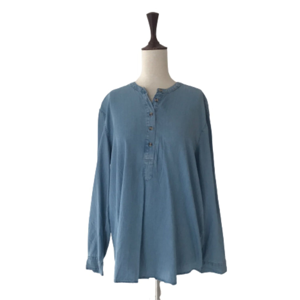 George Light-wash Denim Shirt | Pre Loved |
