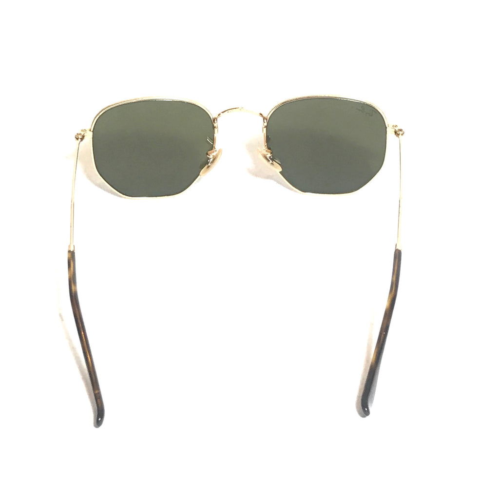 Ray-Ban Light Blue RB3548N Unisex Hexagon Sunglasses | Gently Used |