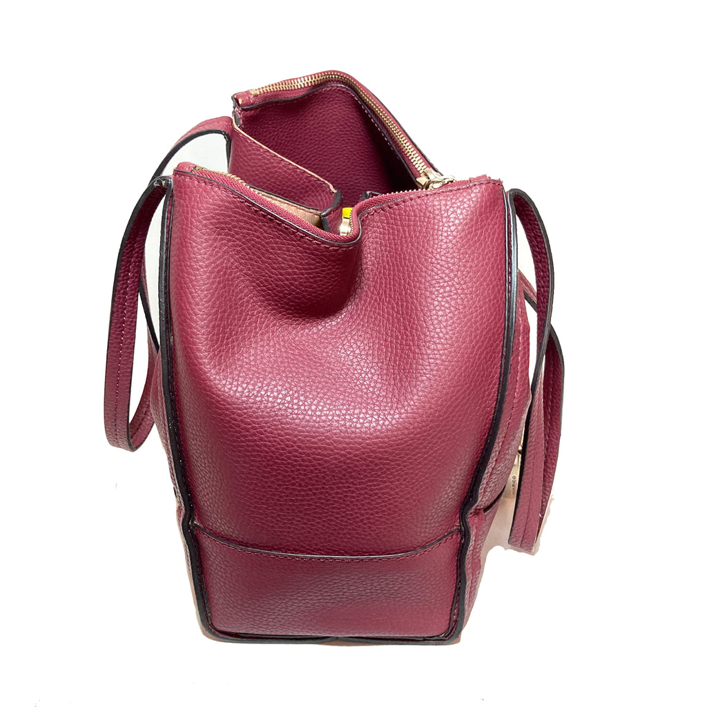 Guess Maroon Shoulder Bag | Pre Loved |