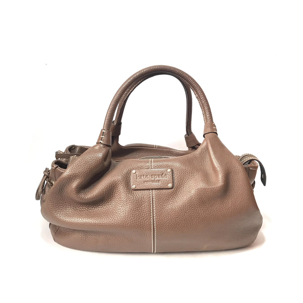 Kate Spade Brown Pebbled Leather Tote