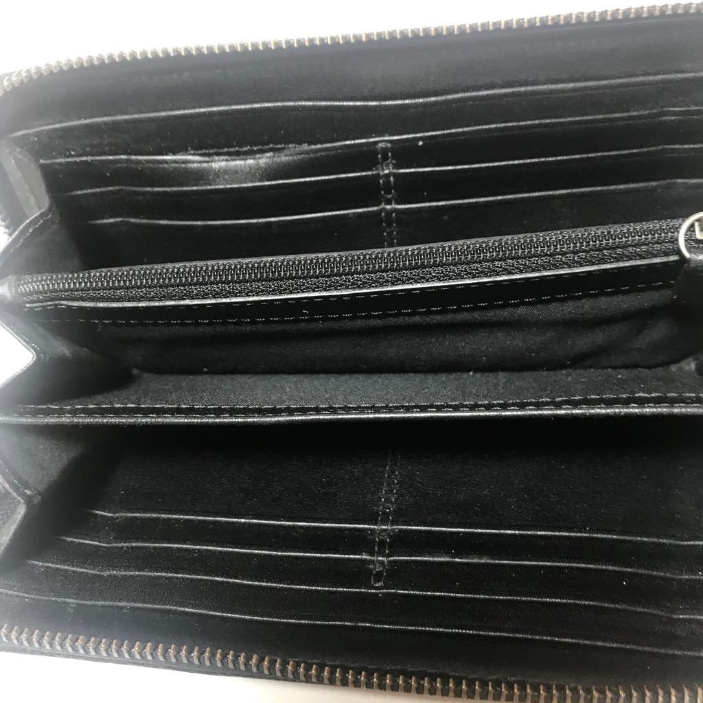 Coach Black Leather Envelope Wallet | Pre Loved |