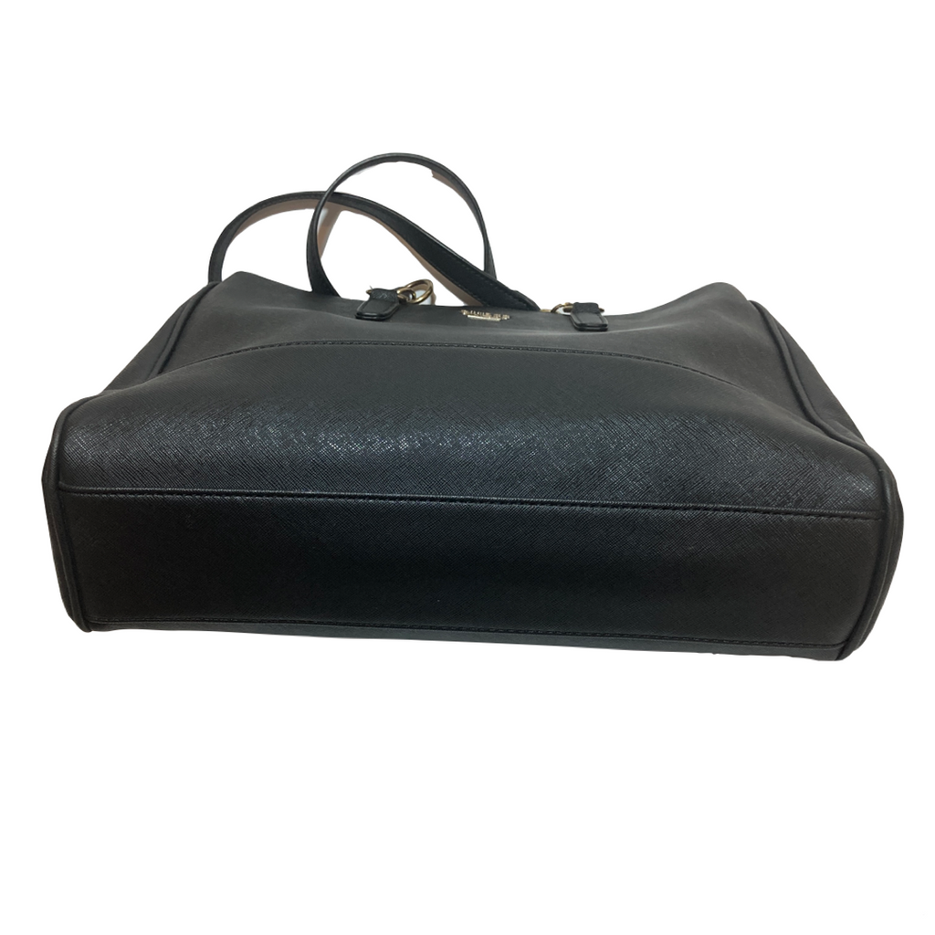 Guess Black Leatherette Tote | Pre Loved |