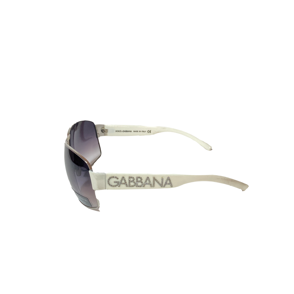 Dolce & Gabanna White 2027B Sunglasses | Like New |