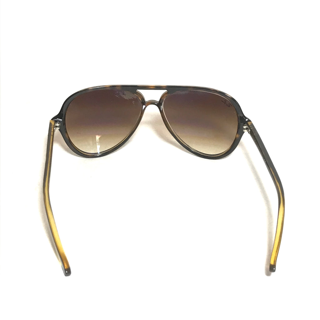 Ray-Ban Light Brown RB4125 Unisex Aviator Sunglasses | Pre Loved |