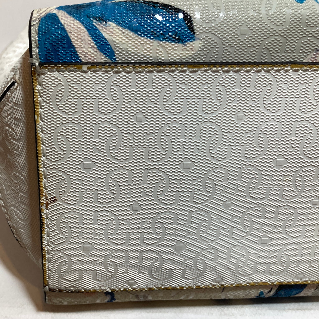Guess White Floral Printed Shoulder Bag | Pre Loved |