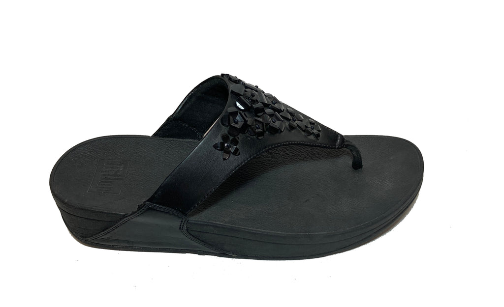 Fitflop Black Rhinestone Sandals | Gently Used |