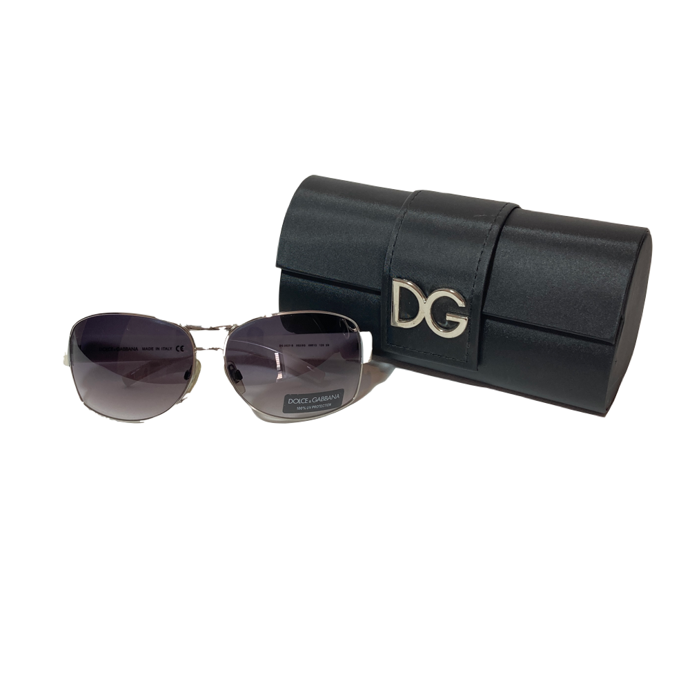 Dolce & Gabanna White 2027B Sunglasses | Like New |