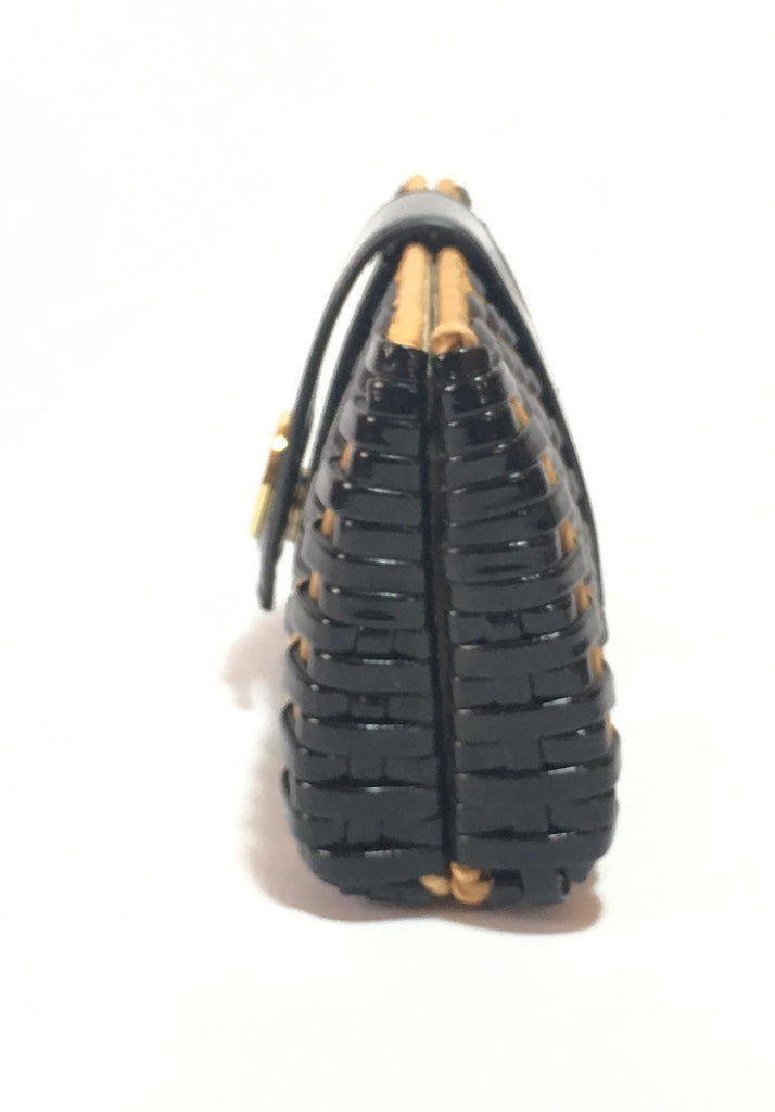Tory Burch Woven 'Rattan' Clutch 