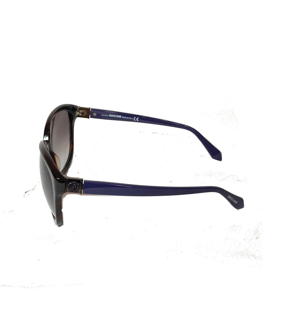 Roberto Cavalli Brown and Purple 733S Sunglasses | Like New |