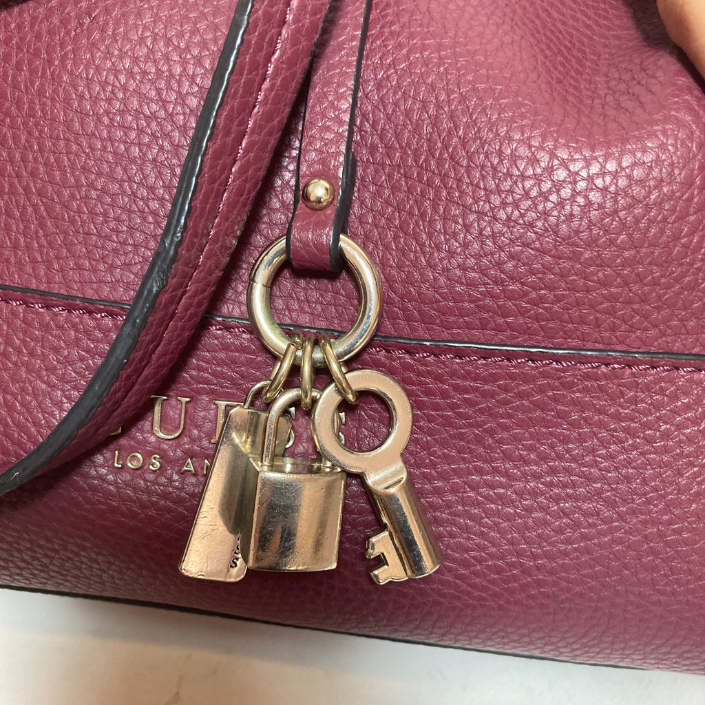 Guess Maroon Shoulder Bag | Pre Loved |